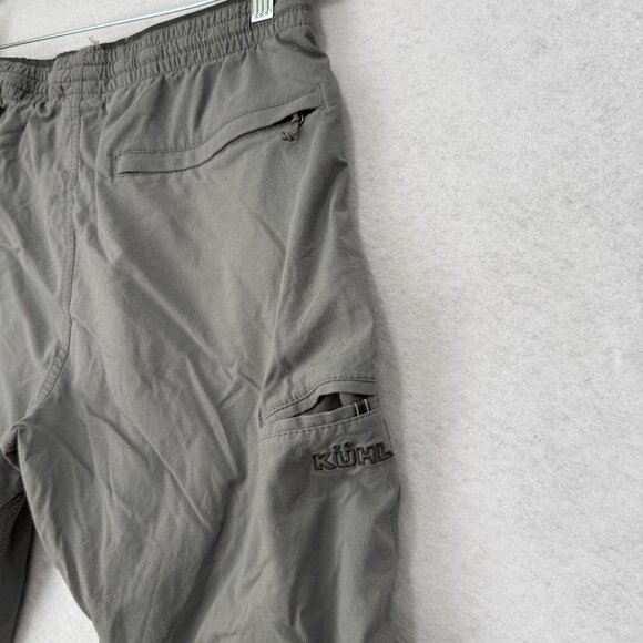 Kuhl Shorts Mens Small Gray Drawstring Lightweight Hiking Trail Pockets Outdoor - Picture 8 of 16